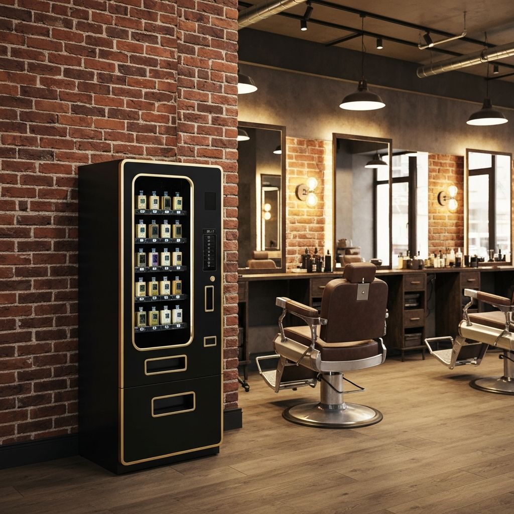 Smart Vending machine installed in Barber Shops