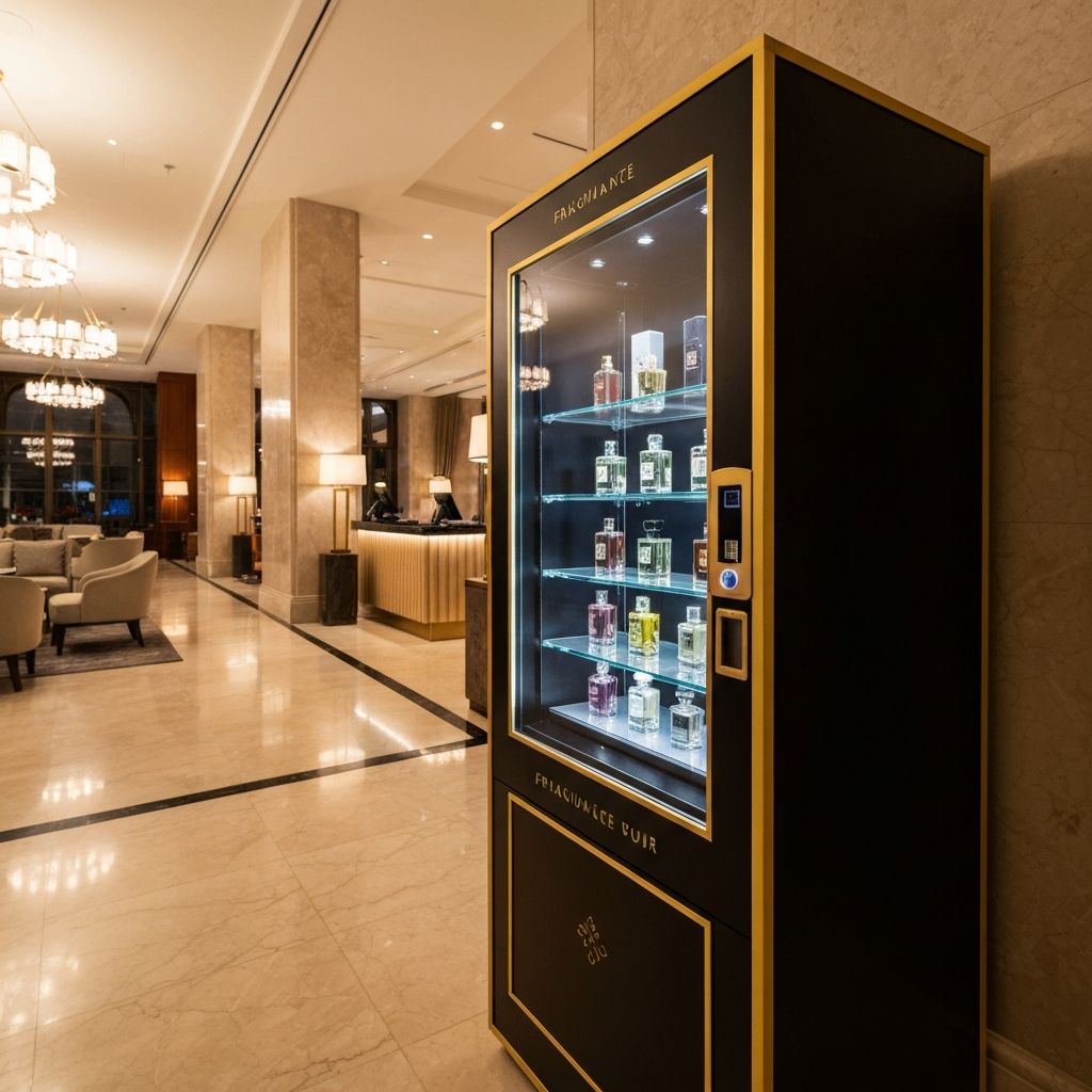 Smart Vending machine installed in Hotels & Lobbies